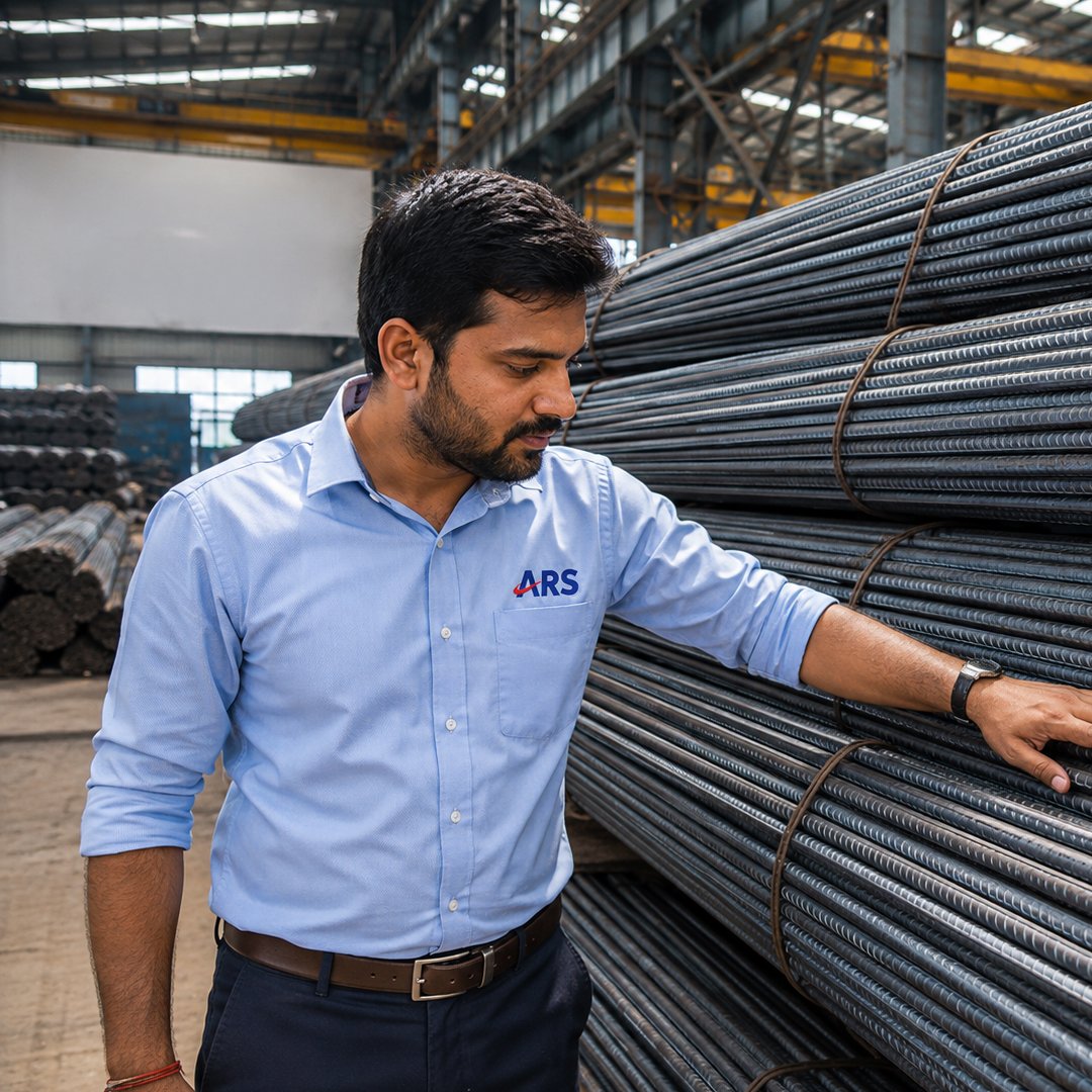 ARS TMT bar range for long-term construction value