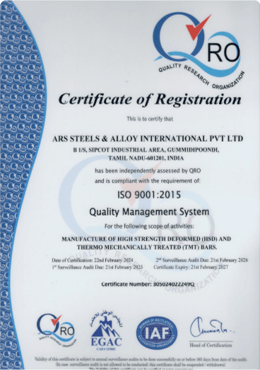 EPD Verified ARS certification