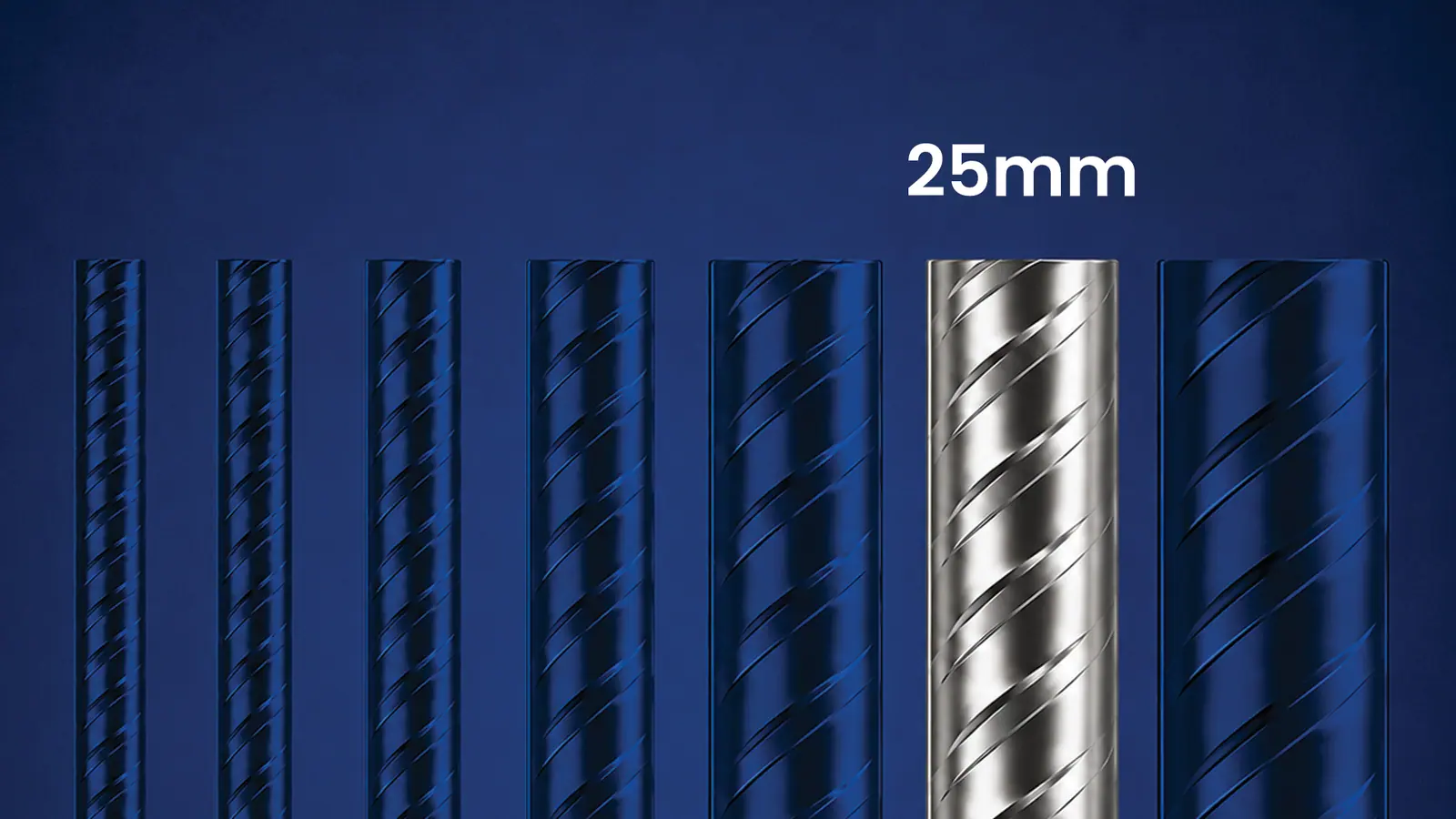 ARS 25mm TMT steel bar for high-load construction