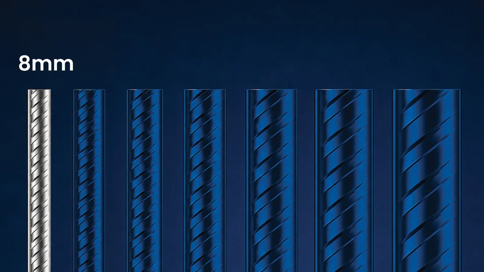 ARS 8mm TMT steel reinforcement rod